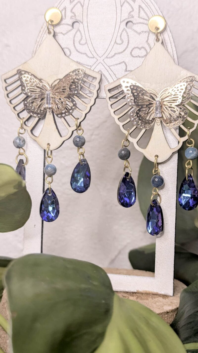 Boucles d’Oreilles Papillon Aérien