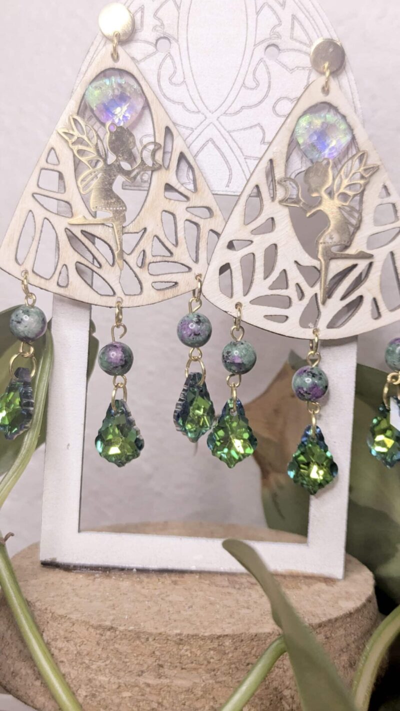 Boucles d’Oreilles Suncatcher Fées Sylvestres