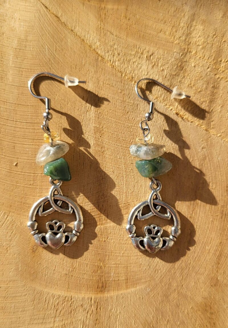 Boucles d'Oreilles Claddagh | Magie d'Irlande