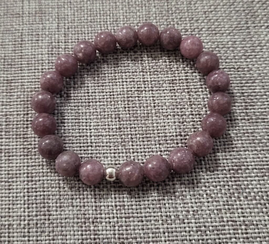 Bracelet en Lepidolite