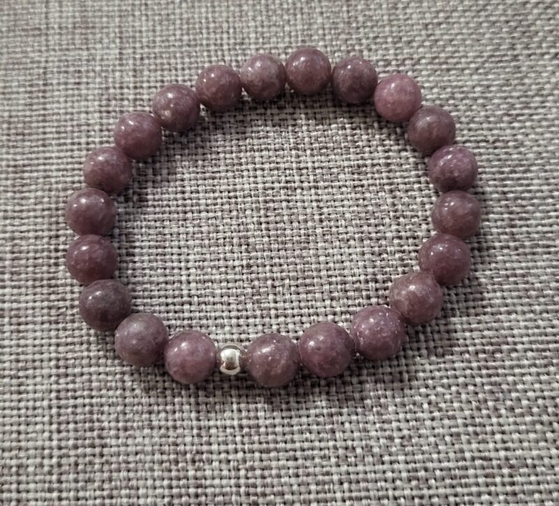 Bracelet en Lepidolite