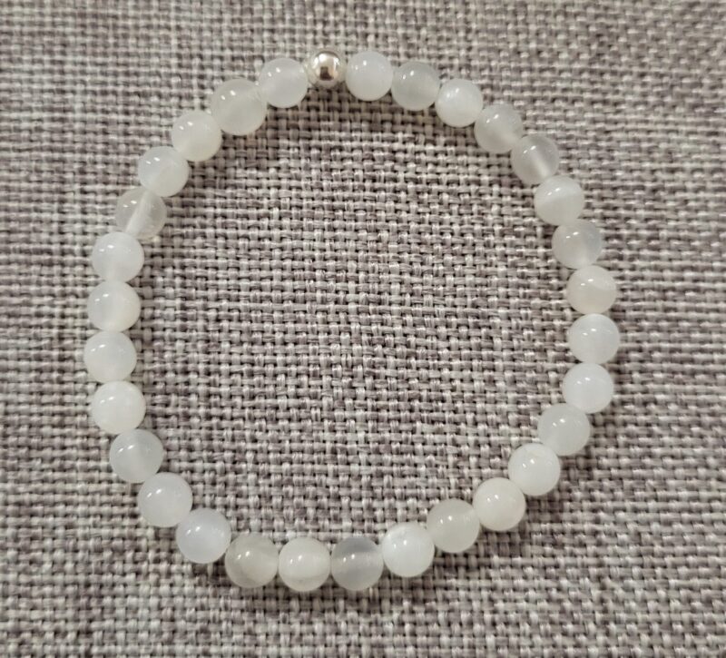 Bracelet Pierre de Lune Blanche