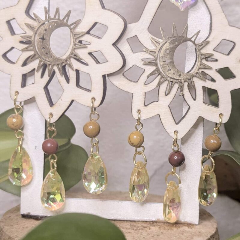 Boucles d’Oreilles Suncatcher Solaire Sacrée