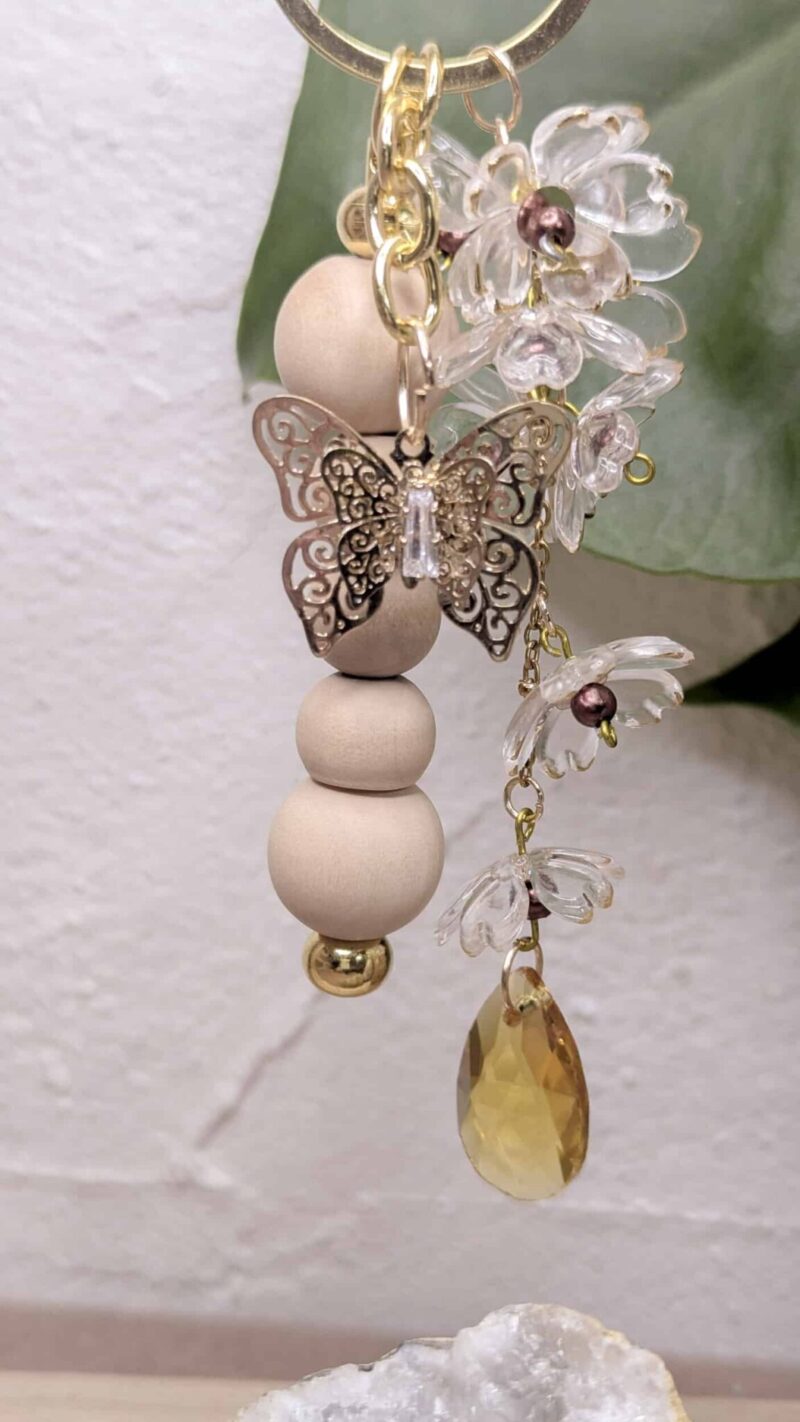 Porte-clé Suncatcher - Éclosion d’Aurore papillon