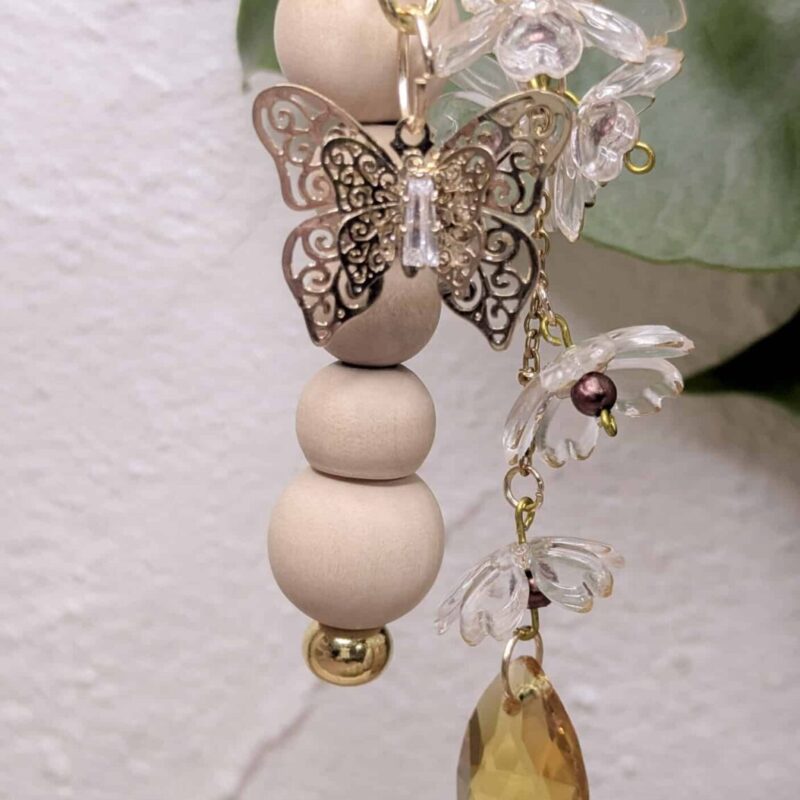 Porte-clé Suncatcher - Éclosion d’Aurore papillon