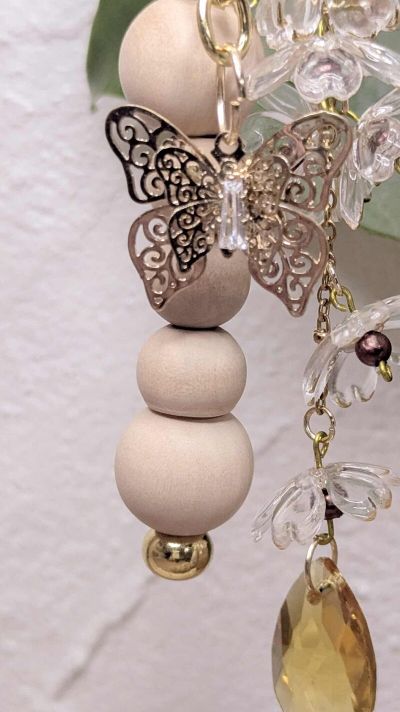 Porte-clé Suncatcher - Éclosion d’Aurore papillon