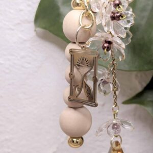 Porte-clé Suncatcher - Éclosion d’Aurore Sablier
