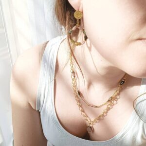 Boucles PRIYA tourmaline