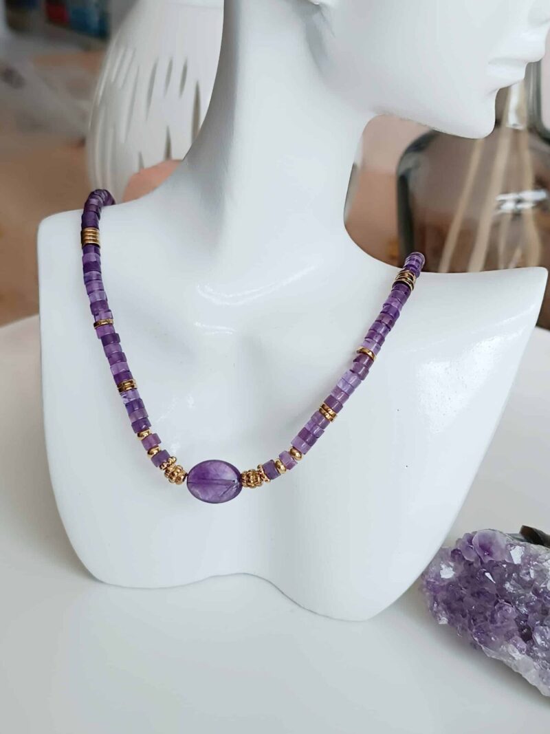 Collier HOPE améthyste