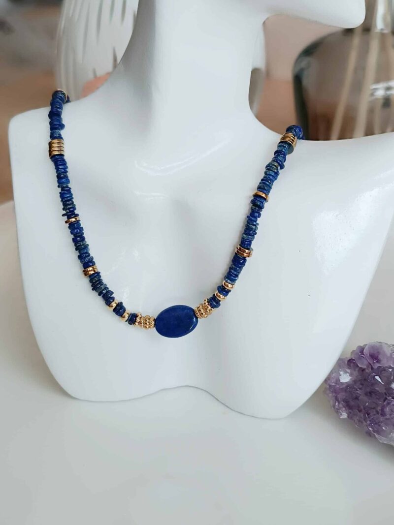 Collier HOPE lapis lazuli