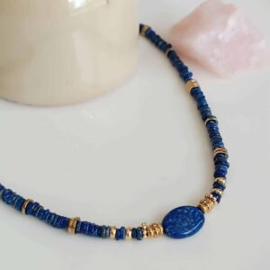 Collier HOPE lapis lazuli