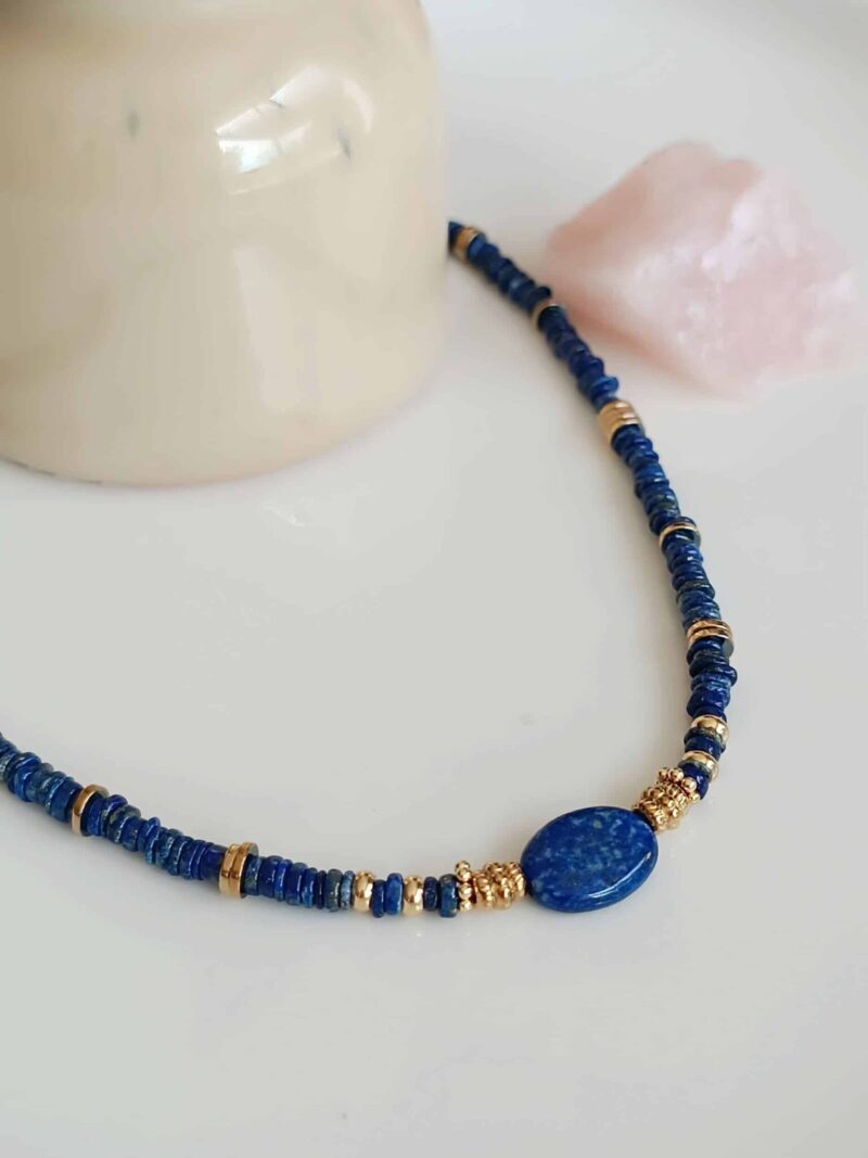 Collier HOPE lapis lazuli
