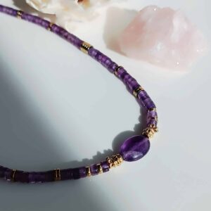 Collier HOPE améthyste