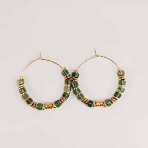 Boucles VINANKA jade