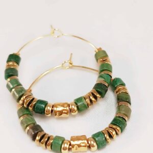 Boucles VINANKA jade