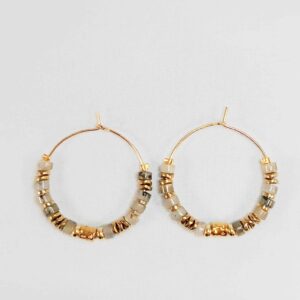 Boucles VINANKA labradorite