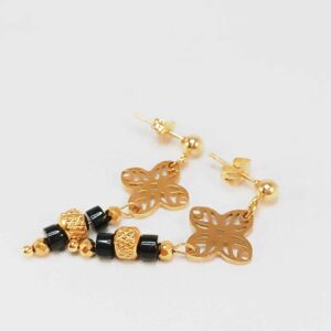Boucles INDIYA onyx