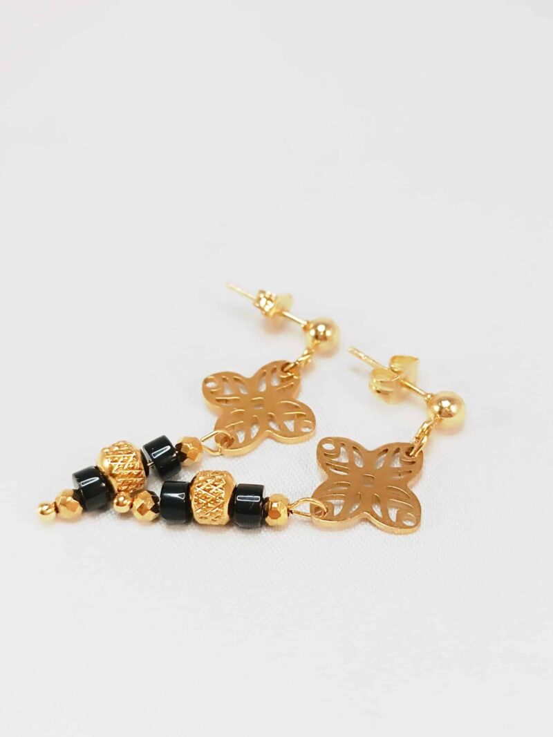 Boucles INDIYA onyx