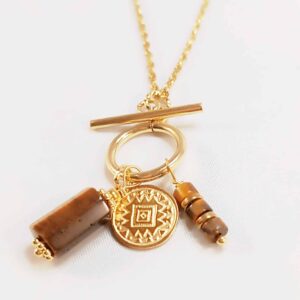 Collier RAADHI oeil de tigre