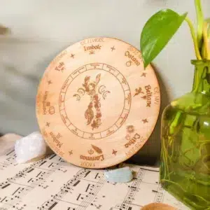 Roue des sabbats en bois - Ø 17 cm