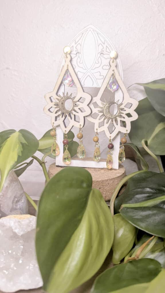 Boucles d’Oreilles Suncatcher Solaire Sacrée