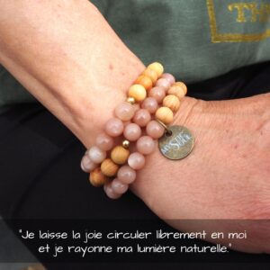 Bracelet de lithothérapie Joie de vivre