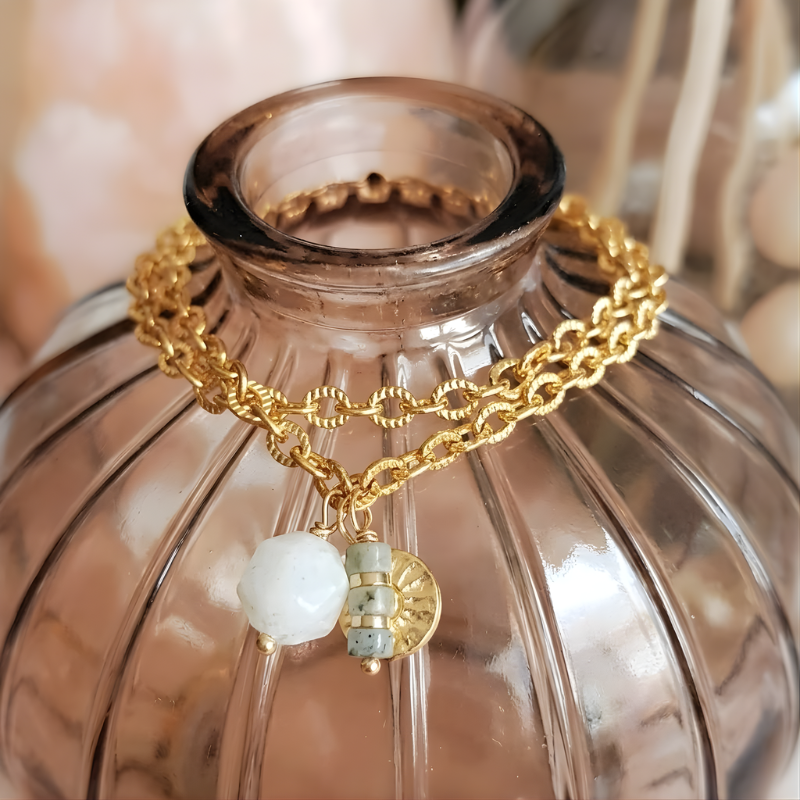 Bracelet pierre de lune
