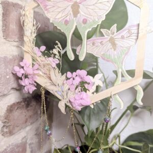 Suncatcher “Danse des Papillons” – Rubis Zoïsite