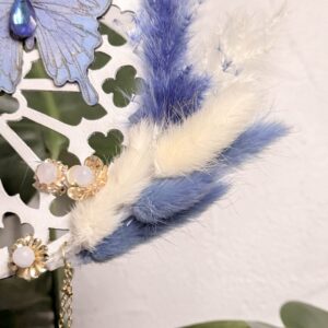 Suncatcher “Papillons Azur” – Apatite Bleue