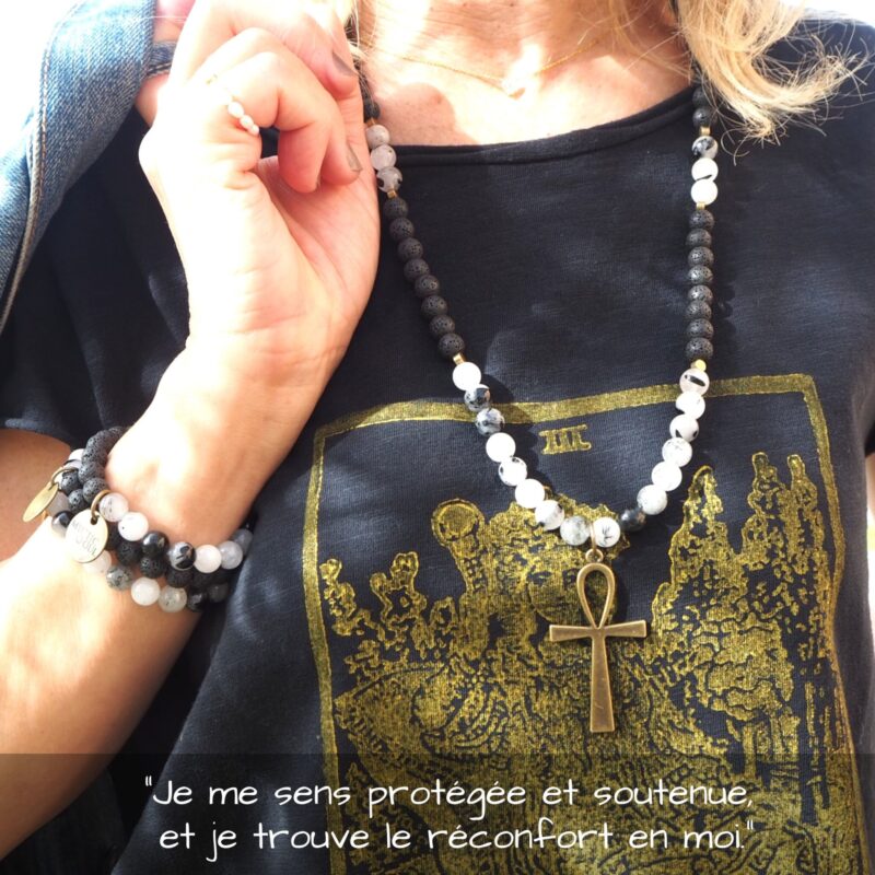 Collier de lithothérapie Réconfort