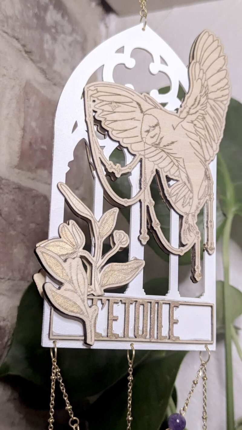 Suncatcher “Étoile” – Améthyste