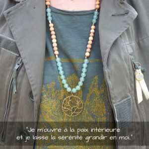 Collier de lithothérapie Sérénité