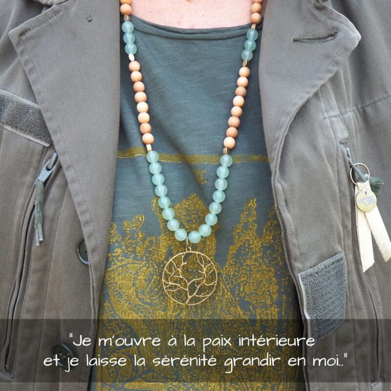 Collier de lithothérapie Sérénité
