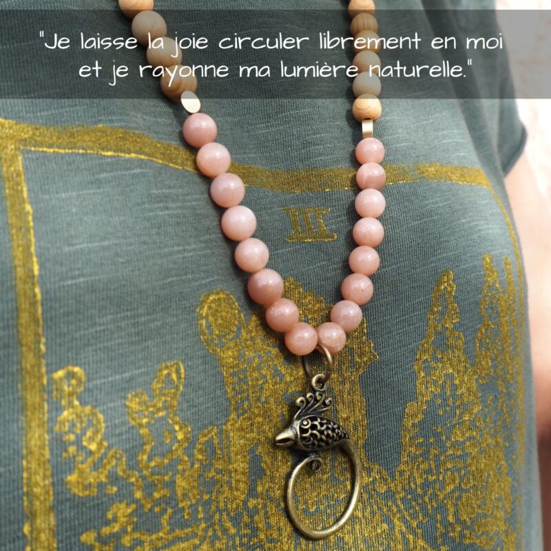 Collier de lithothérapie Joie de vivre
