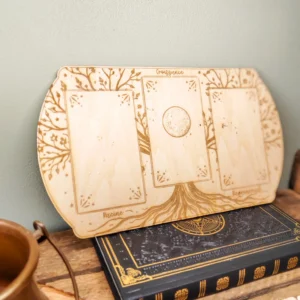 Support de tirage Tarot 3 cartes - Version Premium Feuille d’or