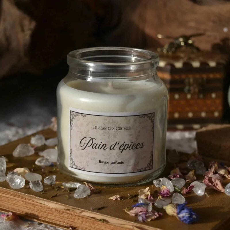 Bougie parfumée artisanale Pain d'épices et Chaï | Rituel de douceur et réconfort du foyer