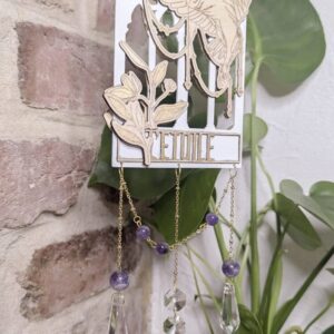 Suncatcher “Étoile” – Améthyste