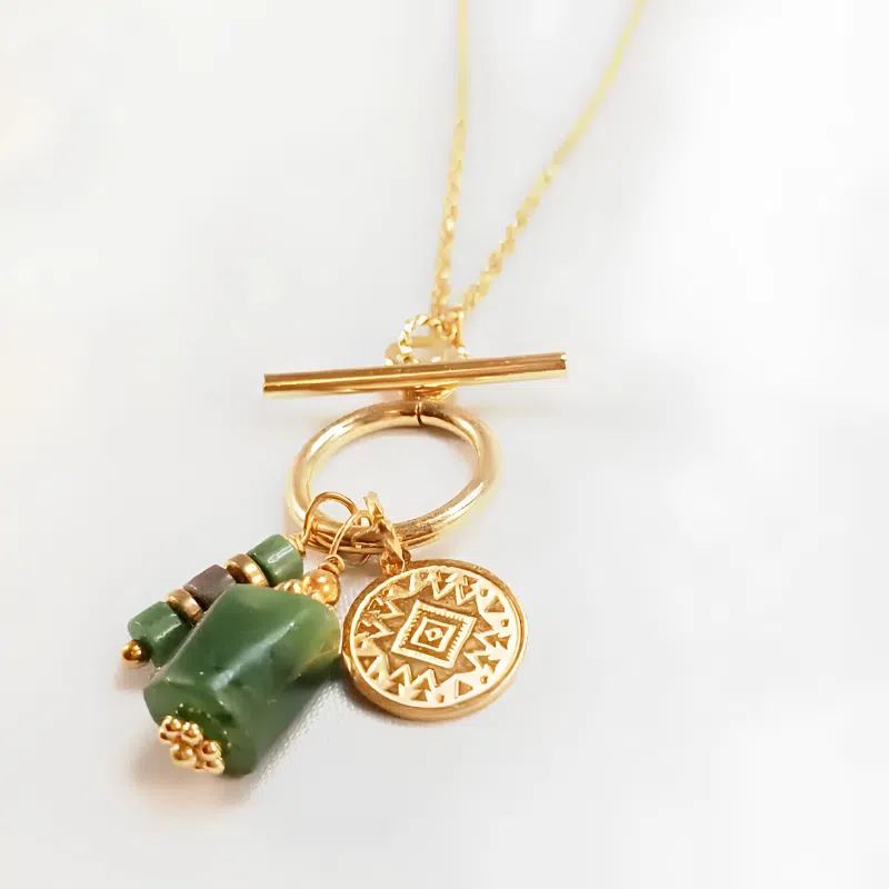 Collier RAADHI jade
