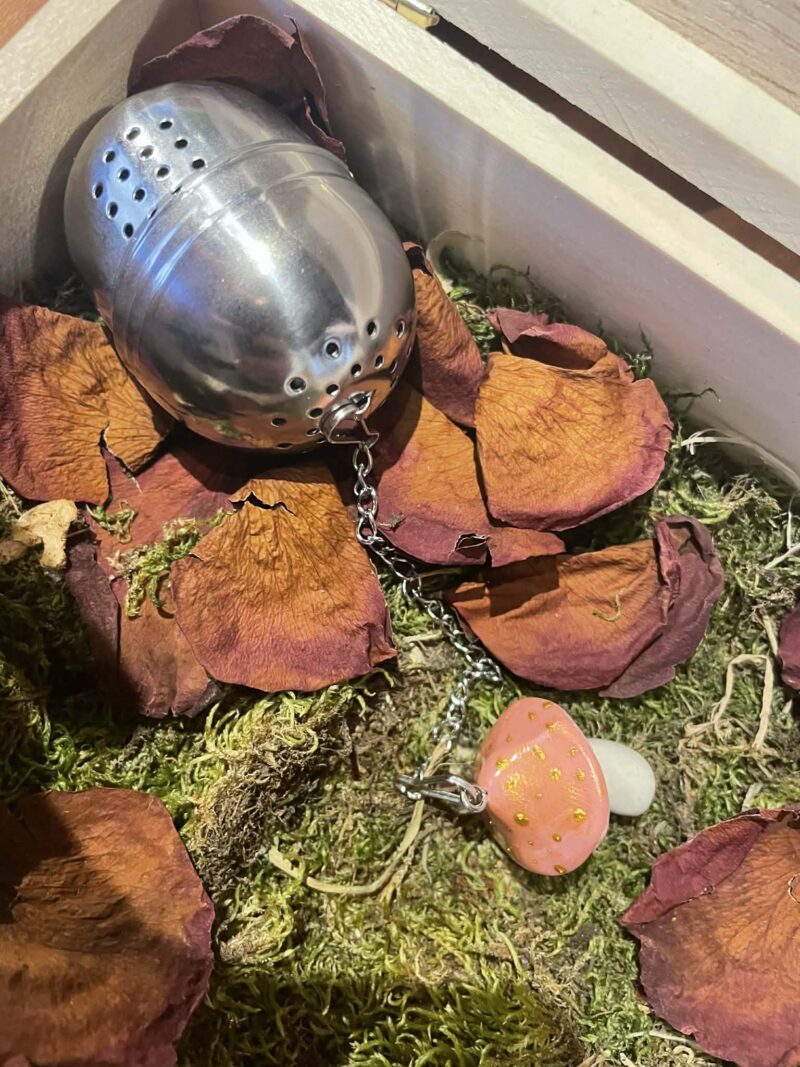 Boule à thé champignon