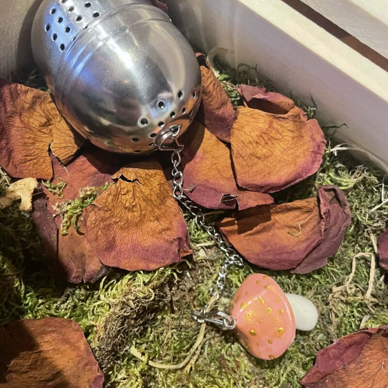 Boule à thé champignon