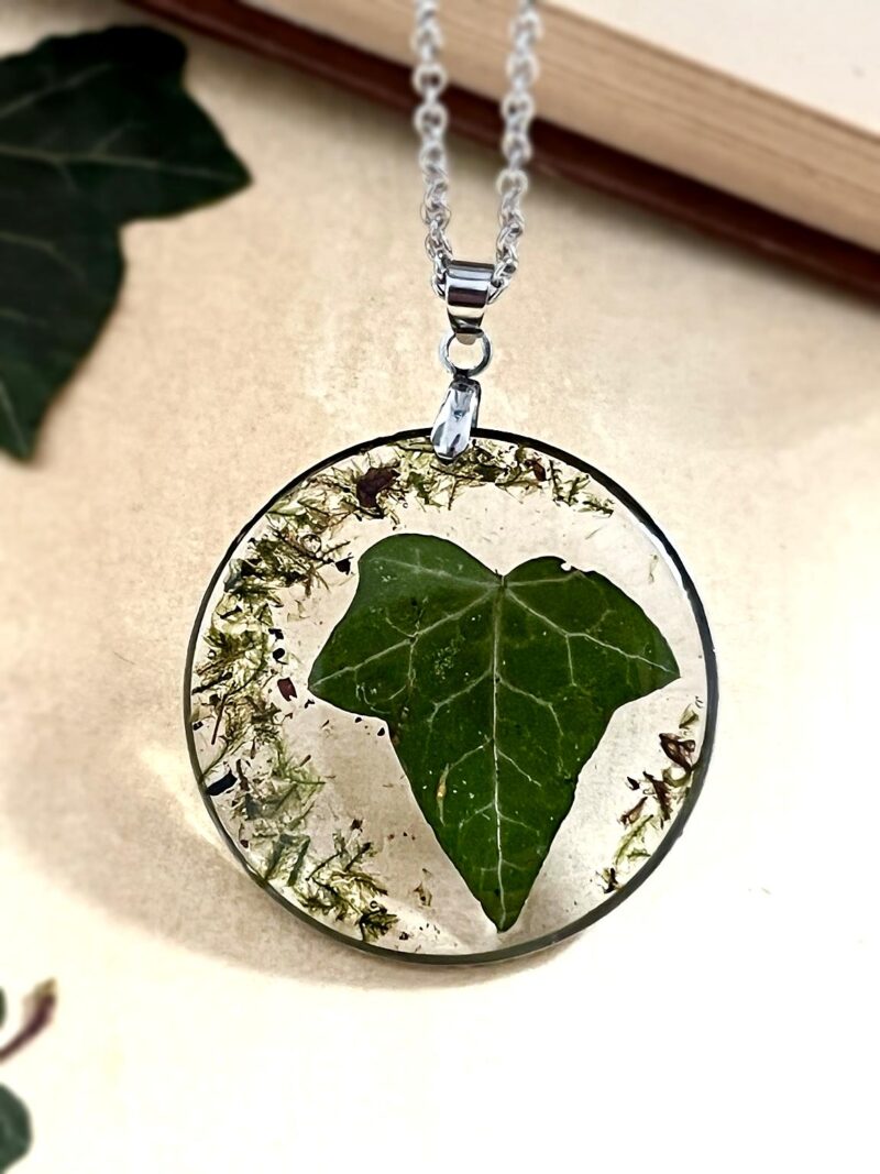 Collier "Lierre éternel" - Collection Herbier figé