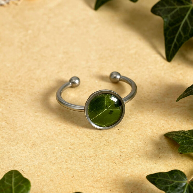 Bague "Lierre éternel" - Collection Herbier figé