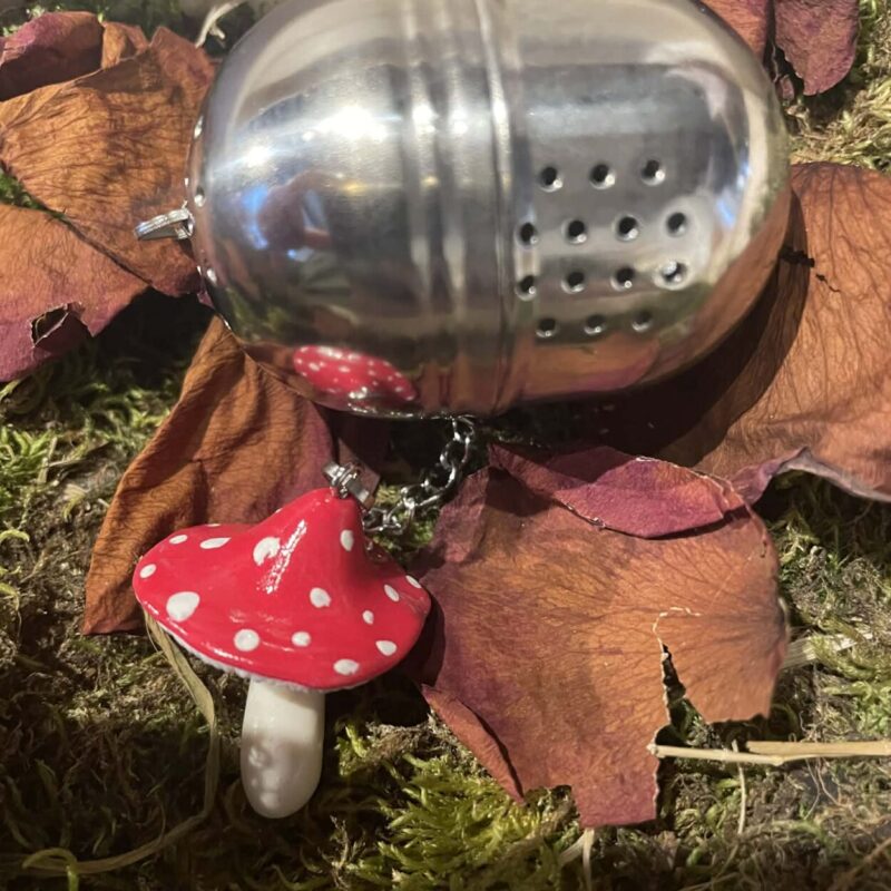 Boule à thé champignon