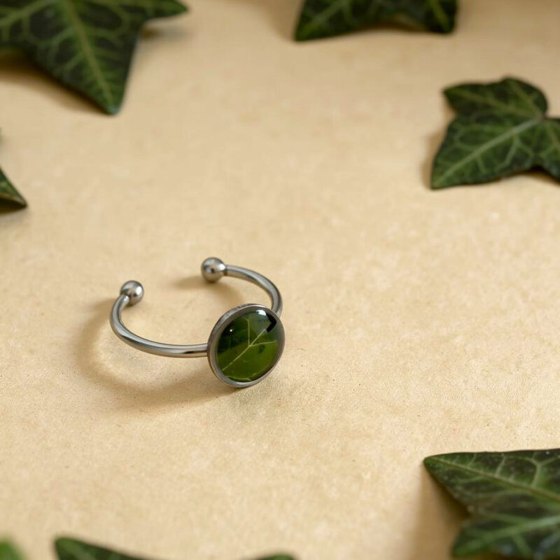 Bague "Lierre éternel" - Collection Herbier figé
