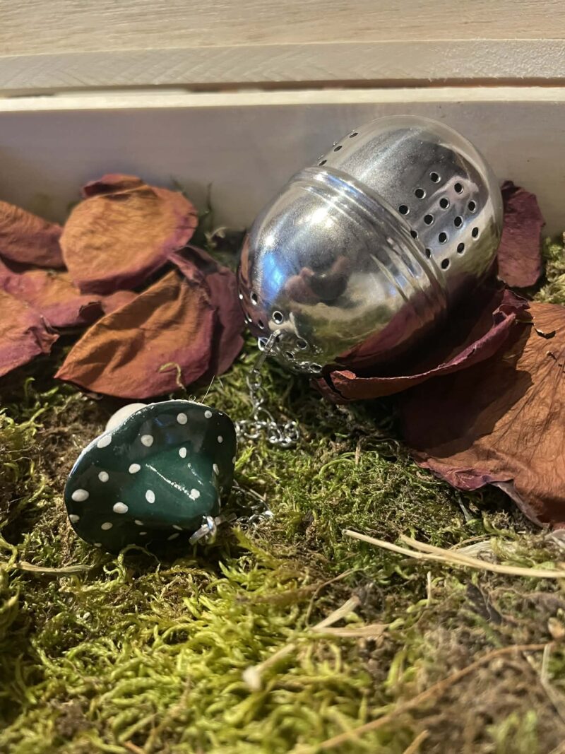 Boule à thé champignon