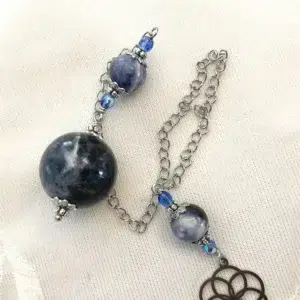 IMG_4785 Pendule de divination Fleur de Vie & Sodalite naturelle - Vers mon Étoile