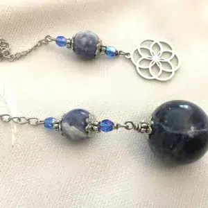 IMG_4787 Pendule de divination Fleur de Vie & Sodalite naturelle - Vers mon Étoile