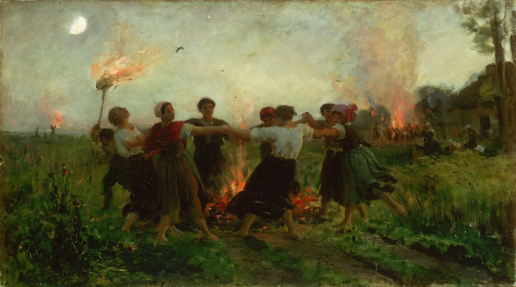 Jules Breton, La Fête de la Saint-Jean, 1875, musée des Beaux-Arts de Philadelphie.