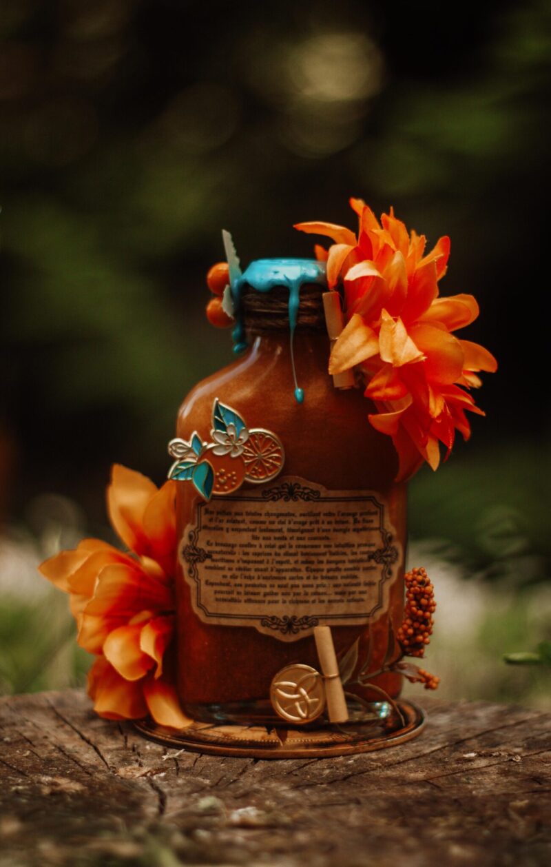 Potion Navigatrice – Fiole magique fantasy décoration artisanale