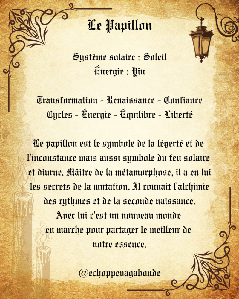 Marque-page “Papillon” - Spécimen N .1